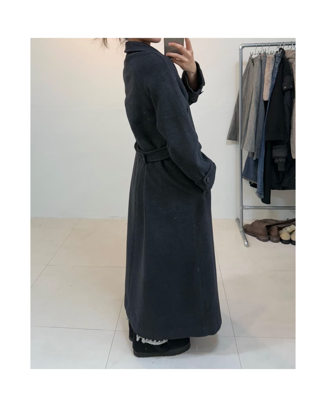 빈티지 맥시 울 코트 상품이미지3