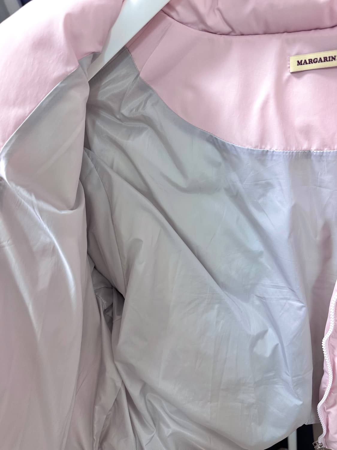 마가린 핑거스 리본 패딩 핑크 상품이미지9