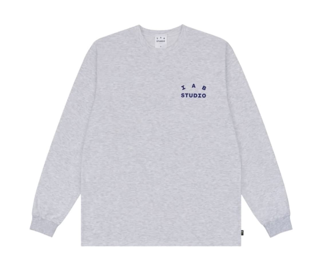 [L] IAB studio 롱슬리브 라이트 그레이 상품이미지1