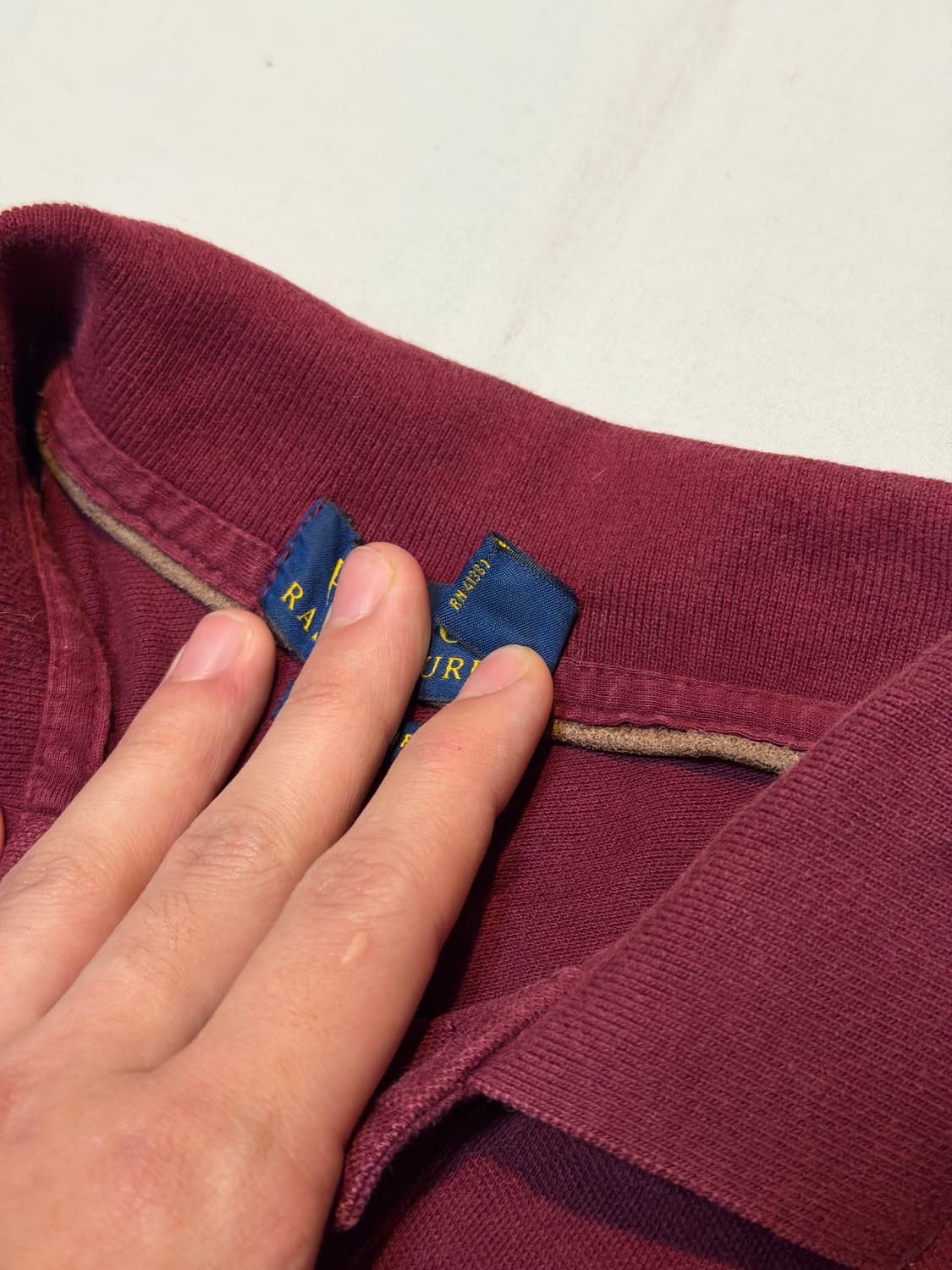 폴로 랄프로렌 빅포니 치프키프 카라티 버건디 상품이미지3