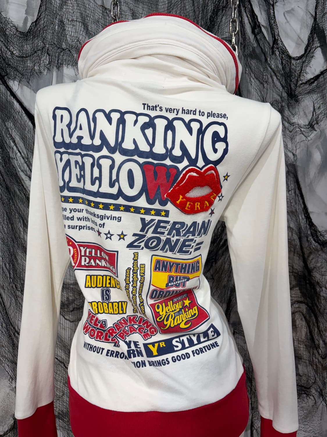 00's Kitsch lettering hickey hoodie zip  상품이미지8
