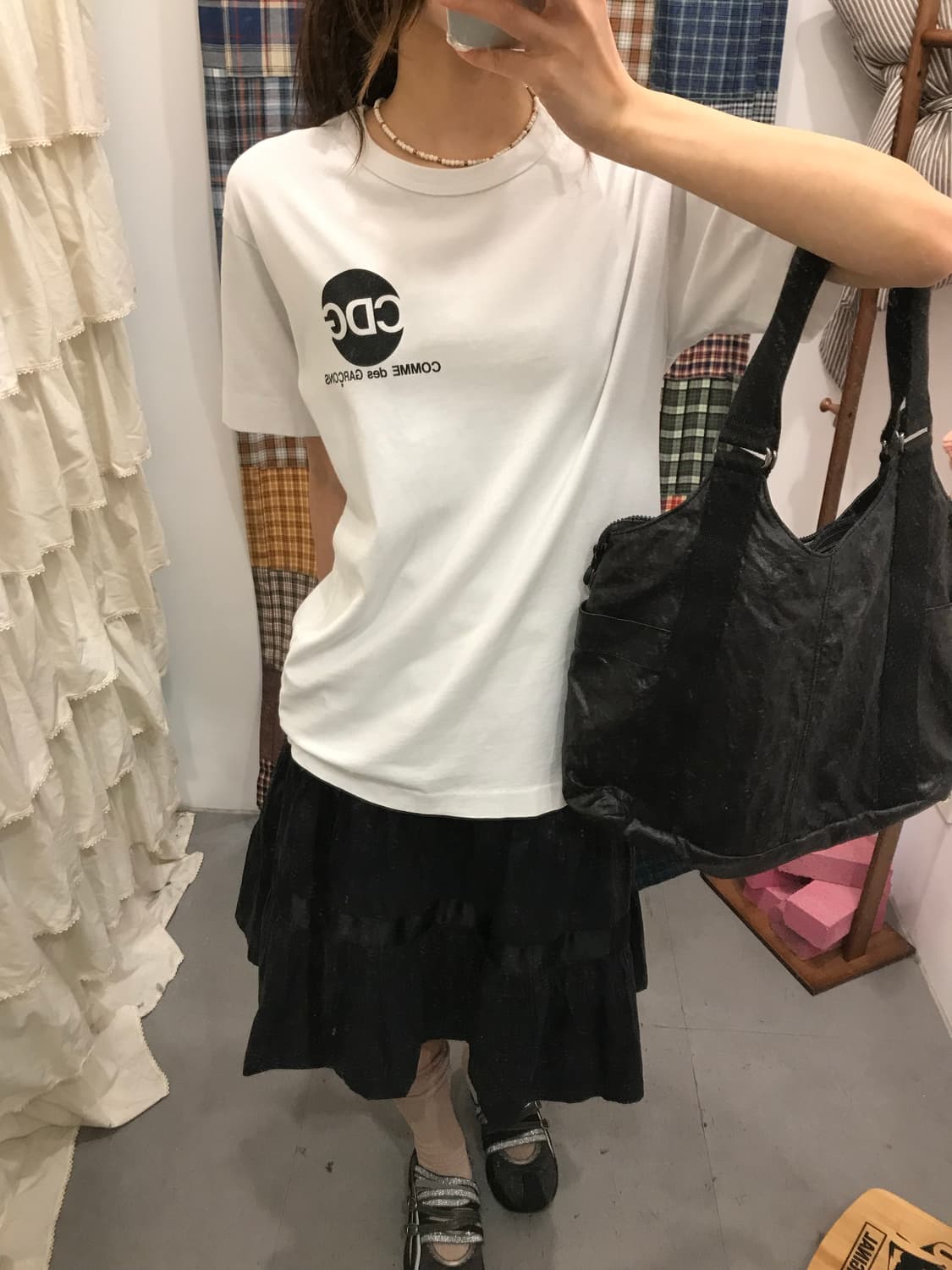꼼데가르송 로고 티셔츠 상품이미지1