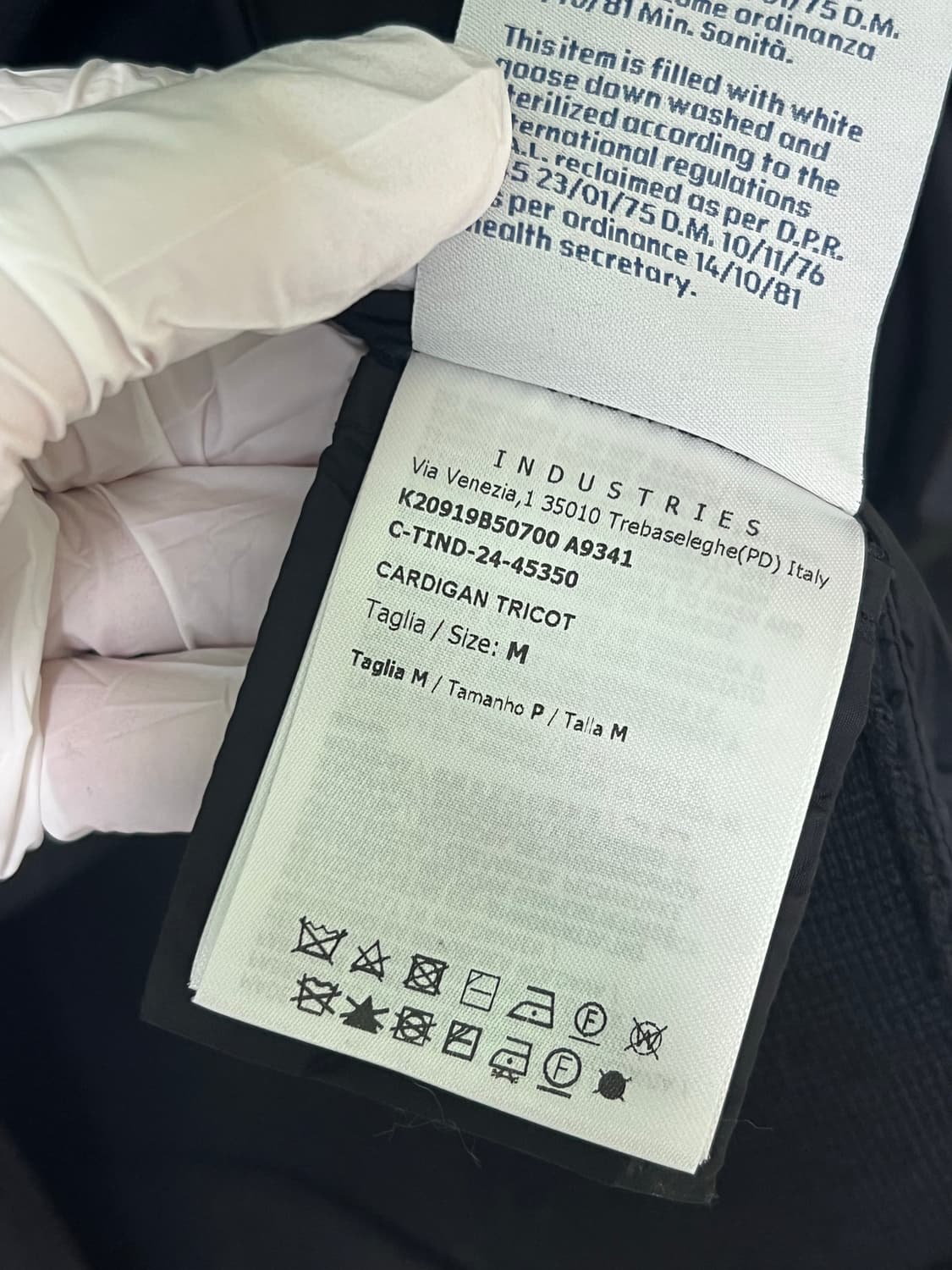 [정품] 25FW / 몽클레어 니트패딩 블랙 M 상품이미지4