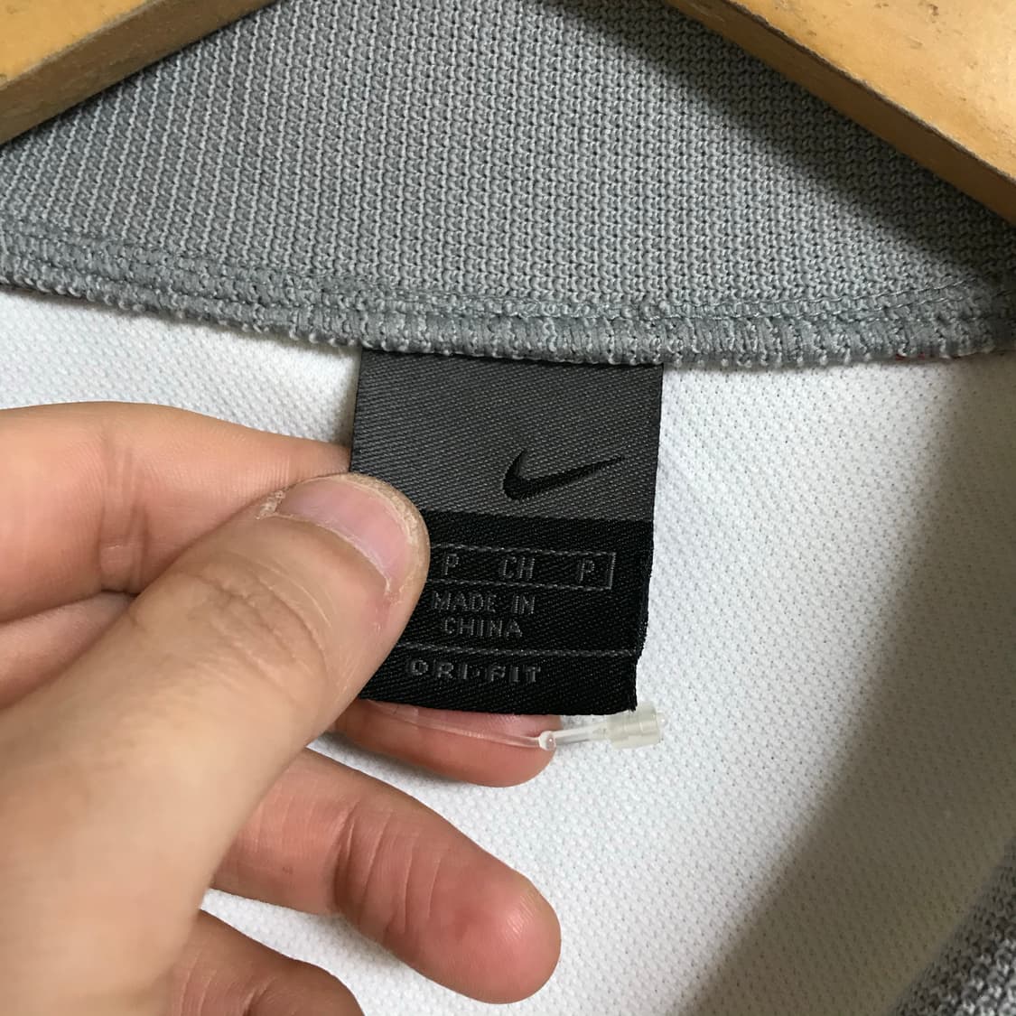 나이키 더블 스우시 흰색 트랙탑져지 상품이미지4