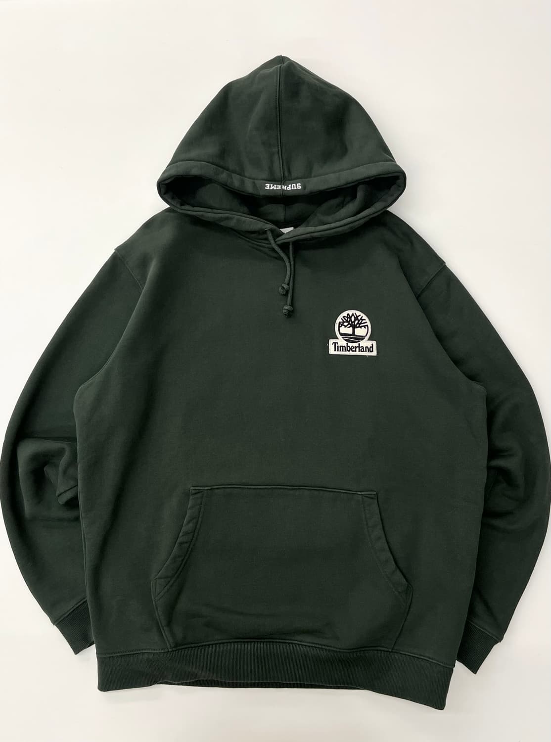 Timberland x Supreme 팀버랜드 카키 후드티 상품이미지3