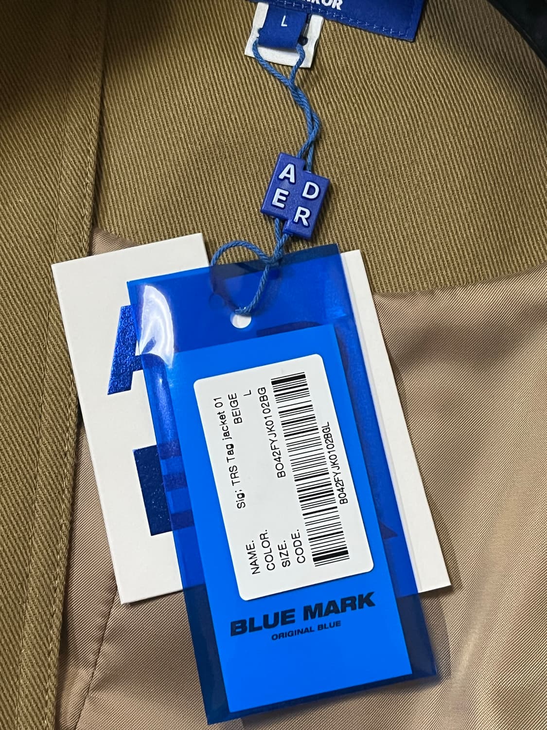 아더에러 자켓(L)(새상품) 상품이미지3