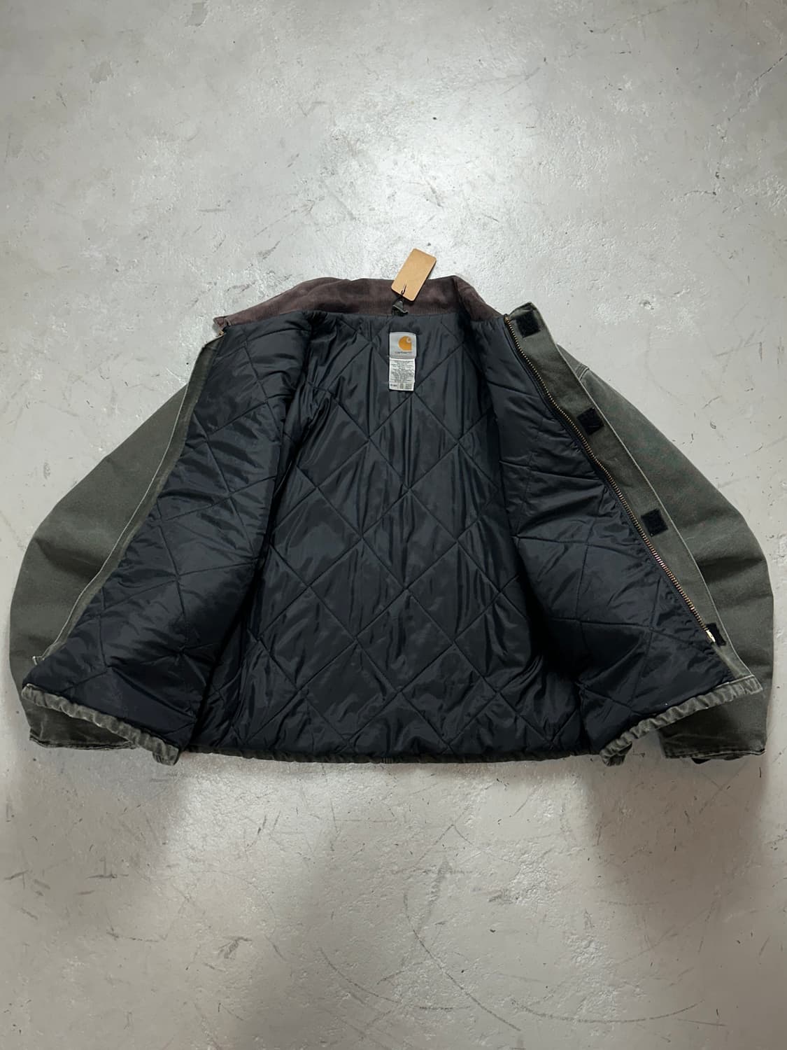 00's OG USA 칼하트 J22 아크틱 칼하트 모스그린 디트로이트 상품이미지7