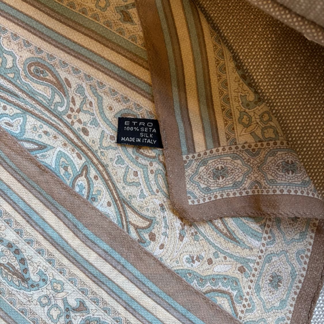 에트로(ETRO) 페이즐리 패턴 실크 스카프 상품이미지5