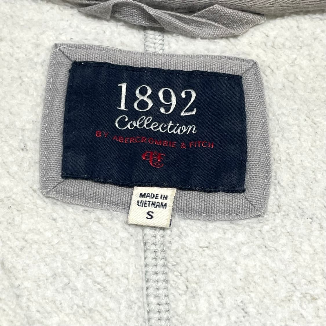 아베크롬비 스펠로고 그레이 기모 후드집업 여성S 상품이미지7