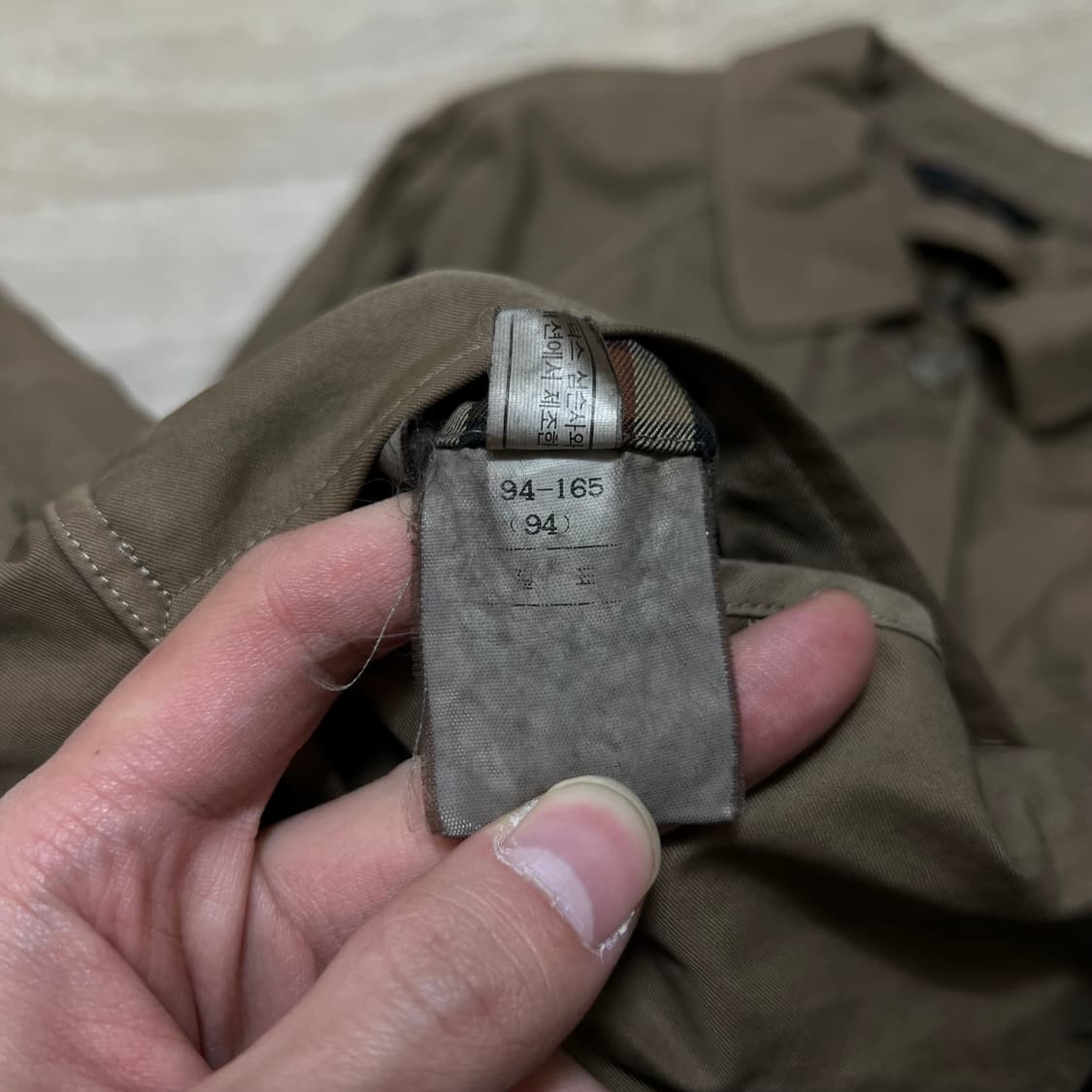 닥스 클래식 싱글 버튼 롱 트렌치코트 [브라운] 95-165(M) 상품이미지5