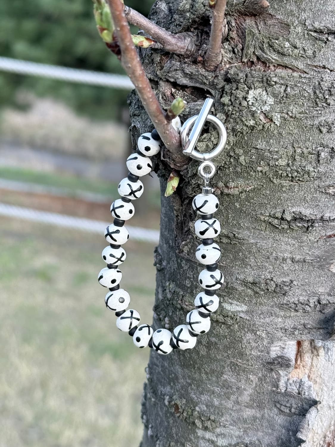 핸드메이드 빈티지무드 비즈 팔찌 상품이미지1