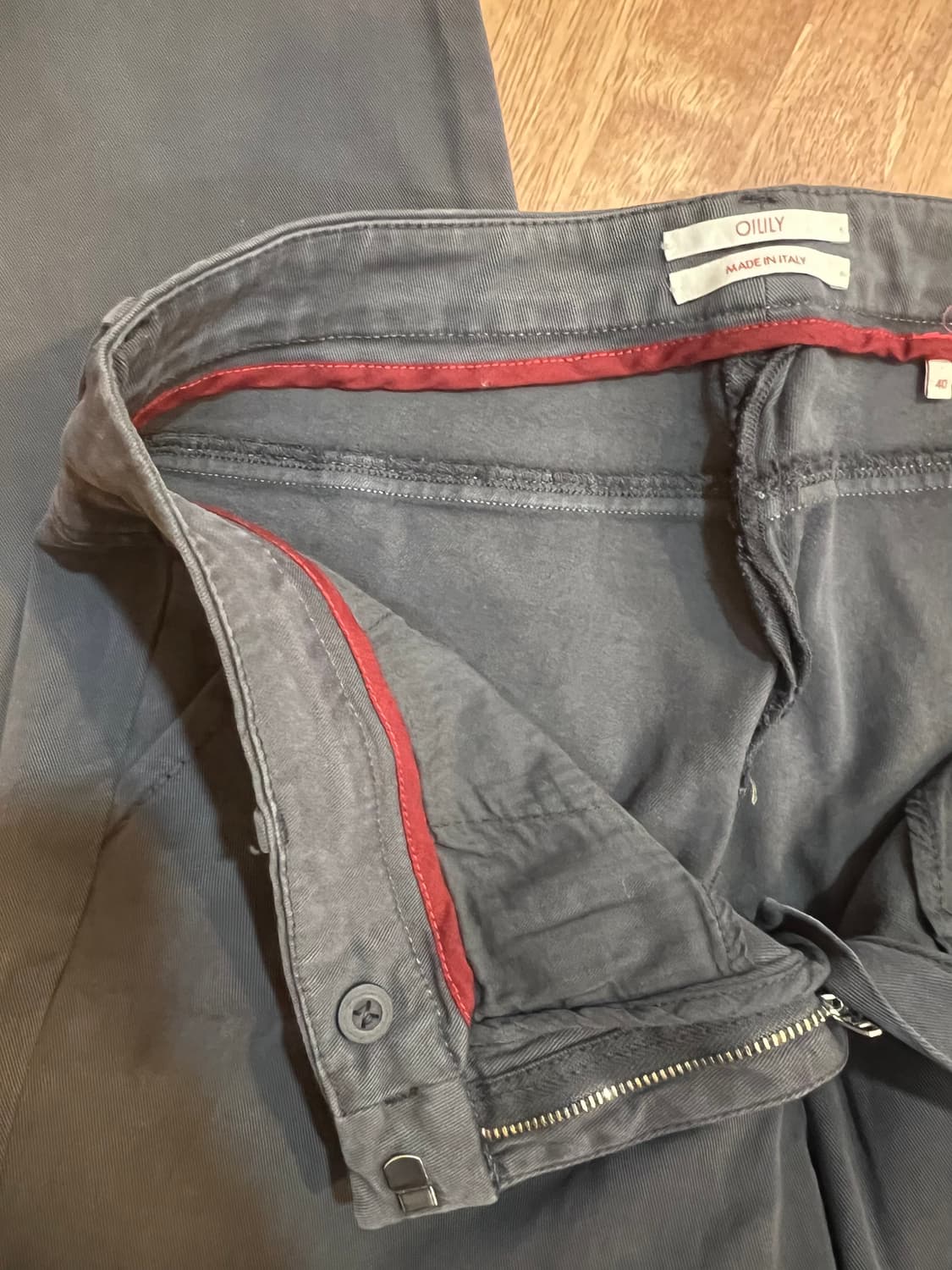 오일릴리 여자 차콜그레이 코튼팬츠 슬랙스 상품이미지5