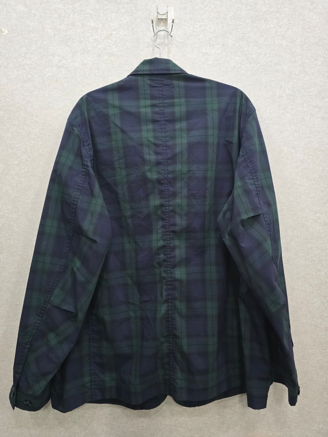 EASTLOGUE 이스트로그 블랙워치 체크 집업 자켓 상품이미지5