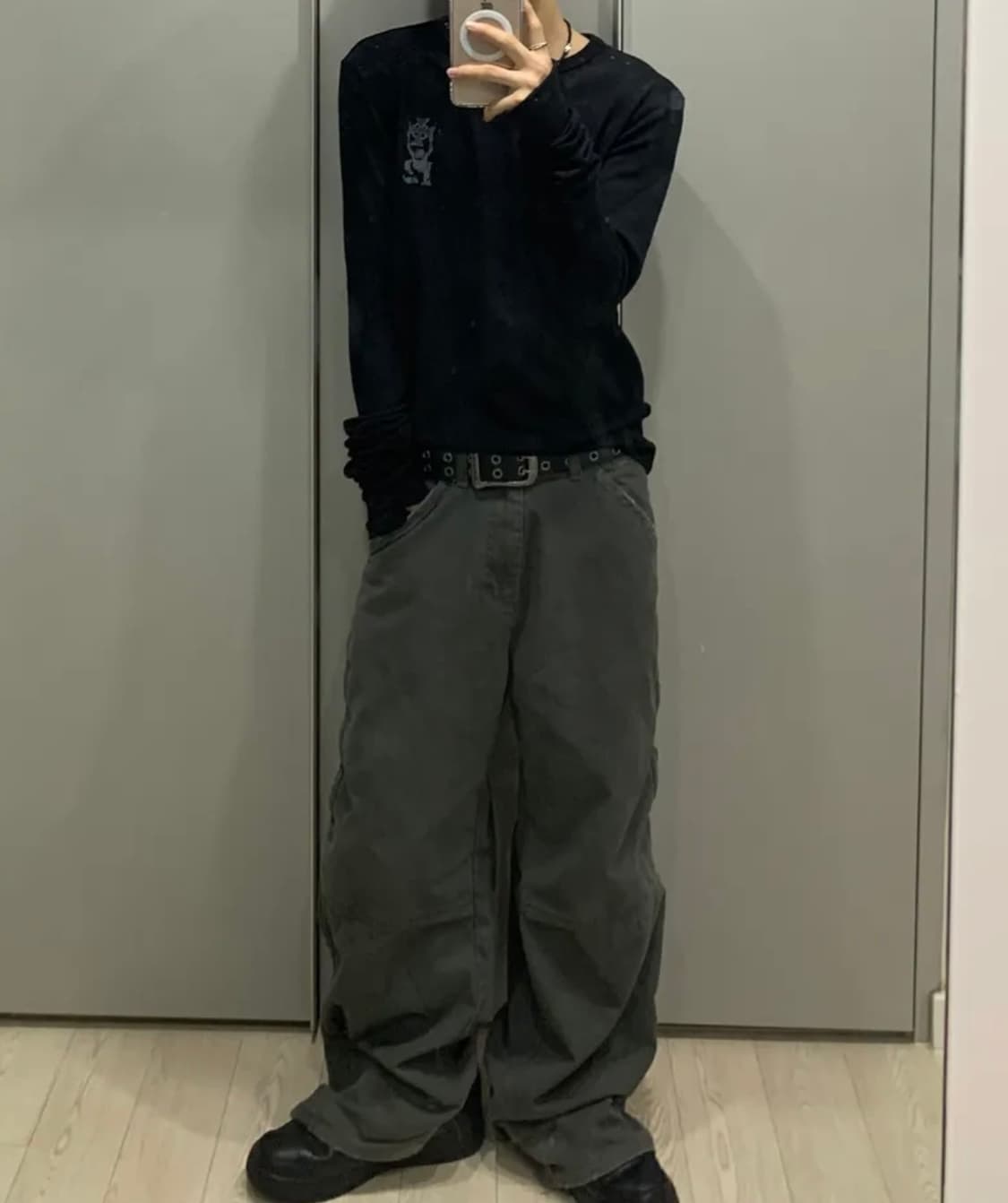 자라 팬츠 차콜 상품이미지2
