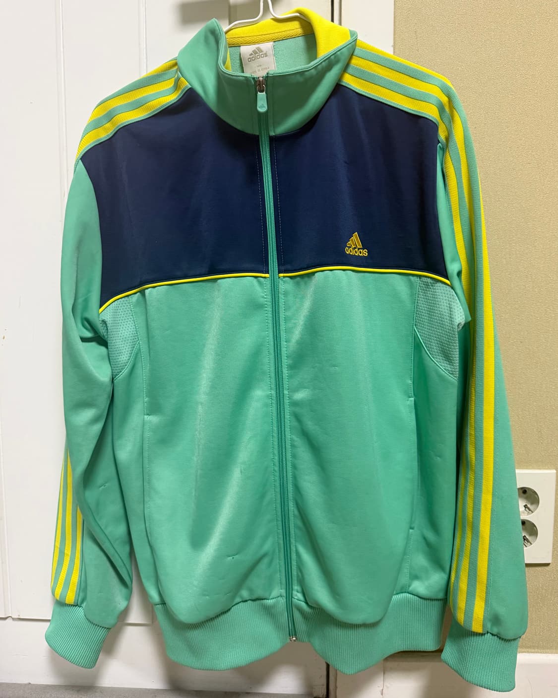 ADIDAS 아디다스 HSM 니트 수트 민트 옐로우 상품이미지1