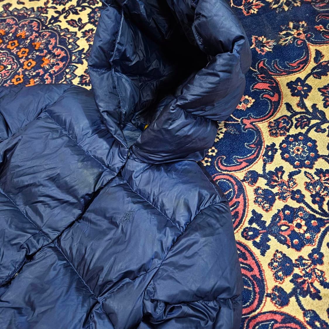 폴로랄프로렌 덕다운 후드 롱패딩 주니어 L size( 상품이미지2