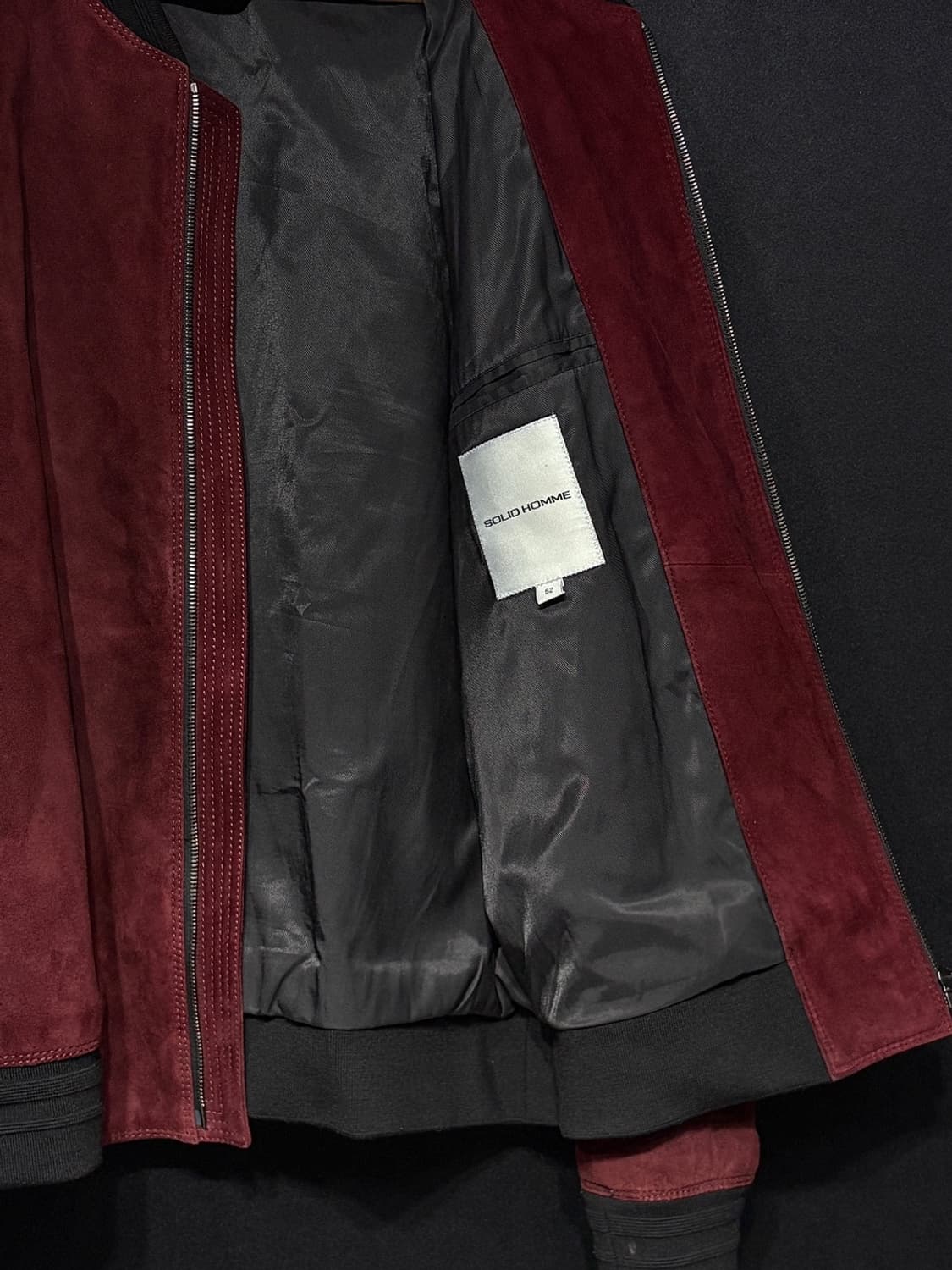 솔리드옴므 스웨이드 가죽 자켓  상품이미지7