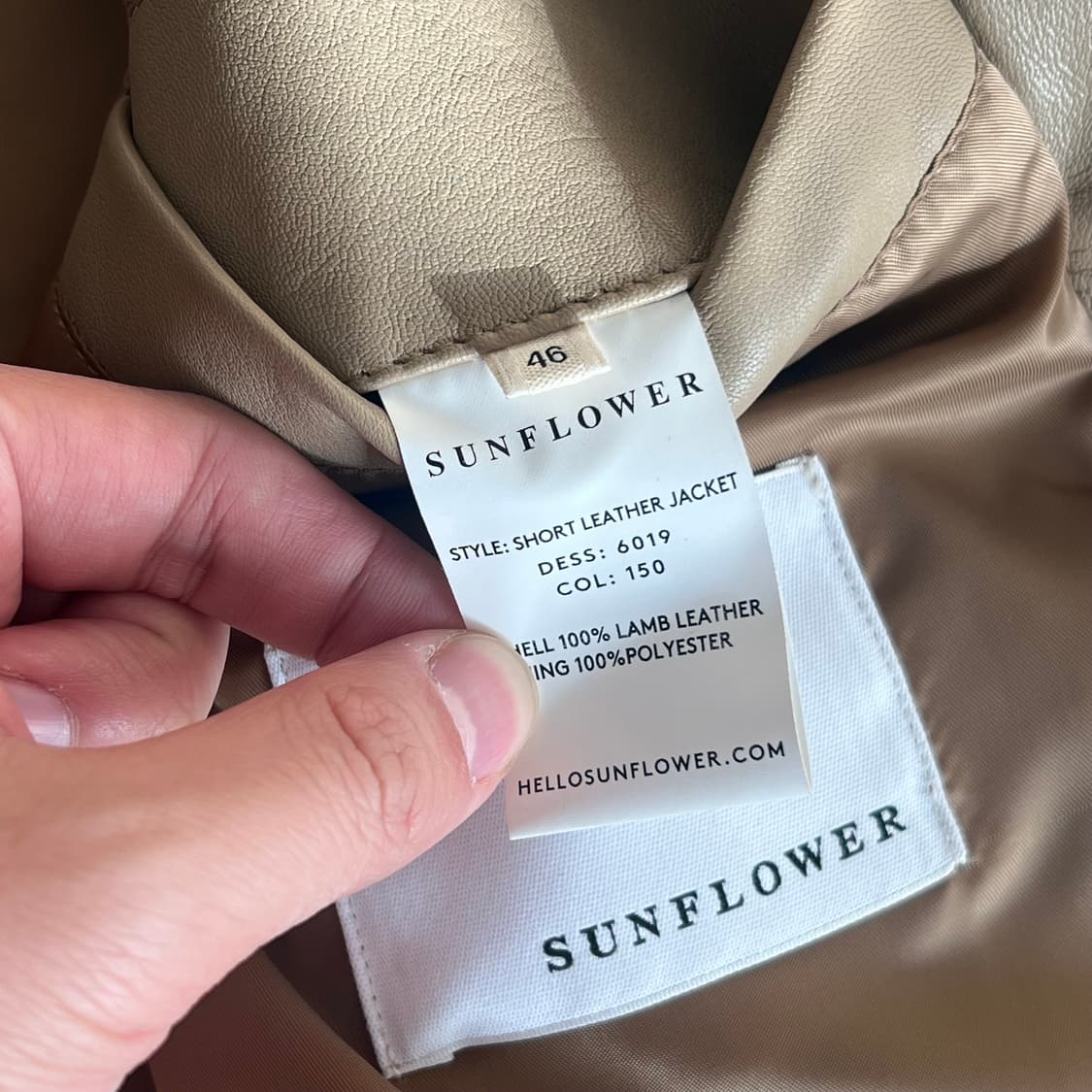 선플라워 레더 트러커 카키 46 상품이미지7