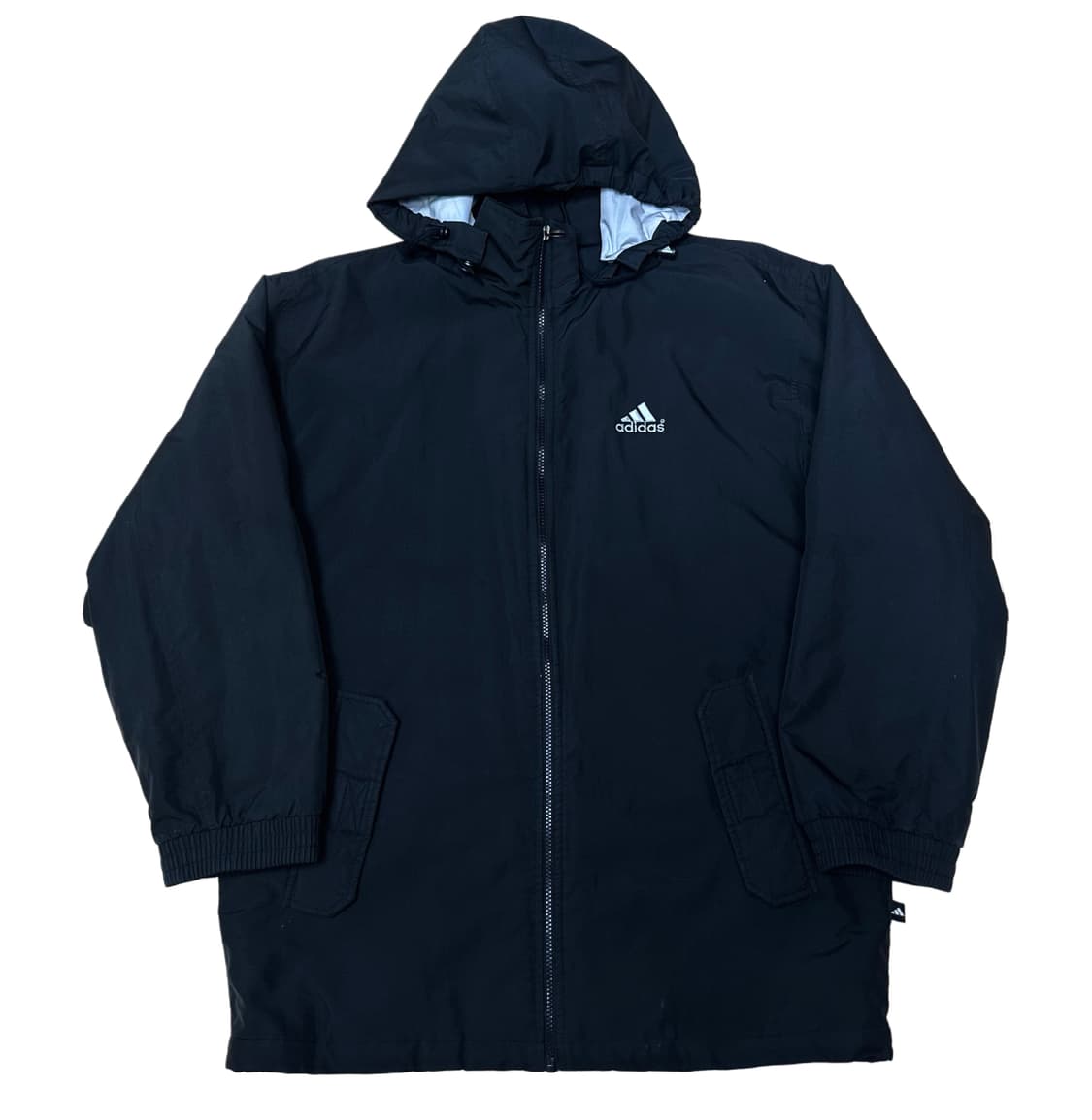 아디다스 00s 백로고 블랙누빔점퍼 100 상품이미지2