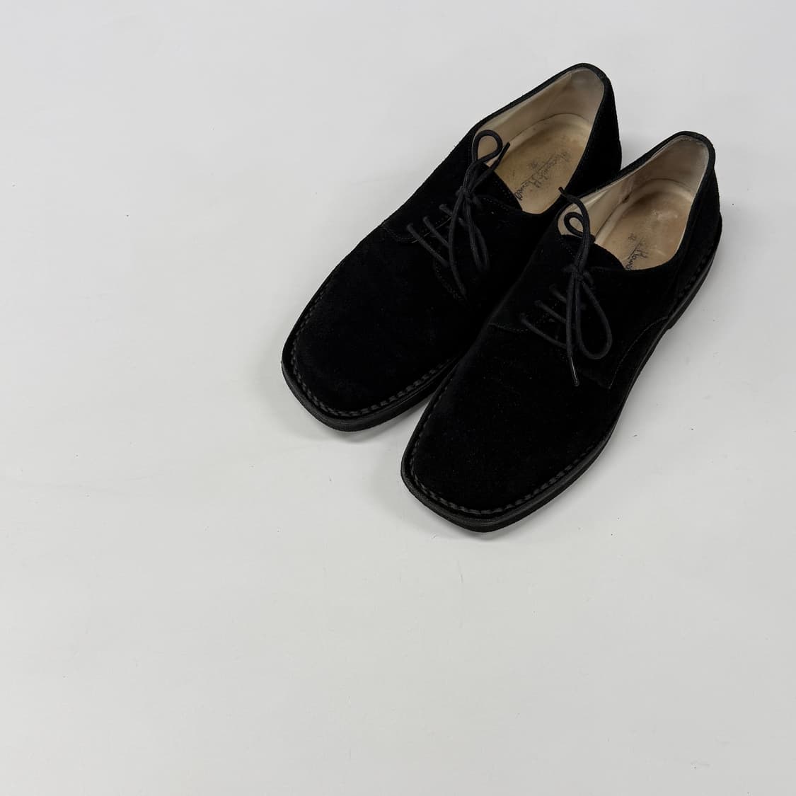 90s Margaret Howell square toe derby 상품이미지3
