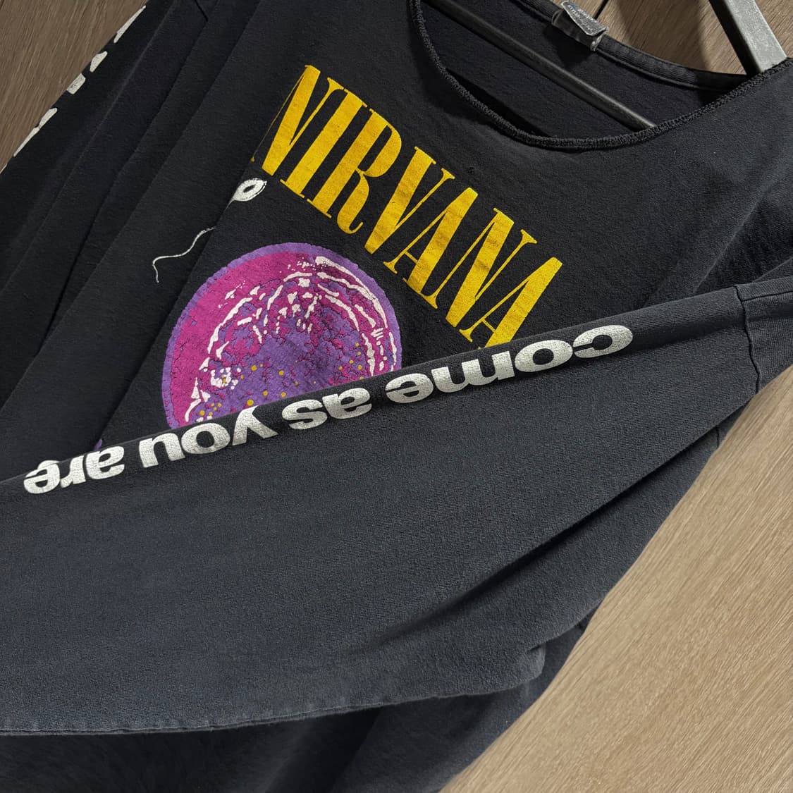 NIRVANA “COME AS YOU ARE”  빈티지 티 상품이미지4