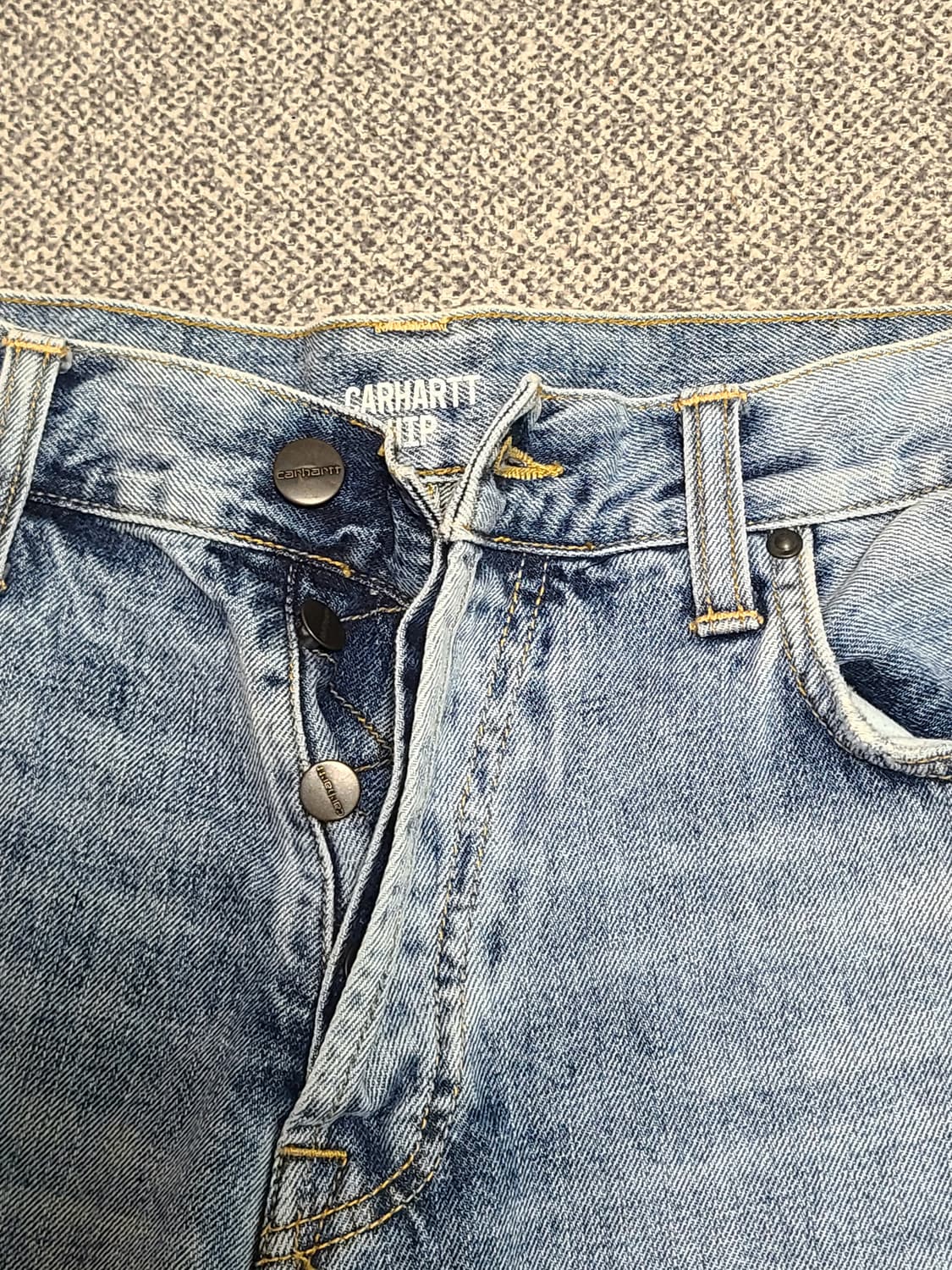 칼하트 WIP 클론다이크 데님 31x32  31-33  인치 상품이미지3