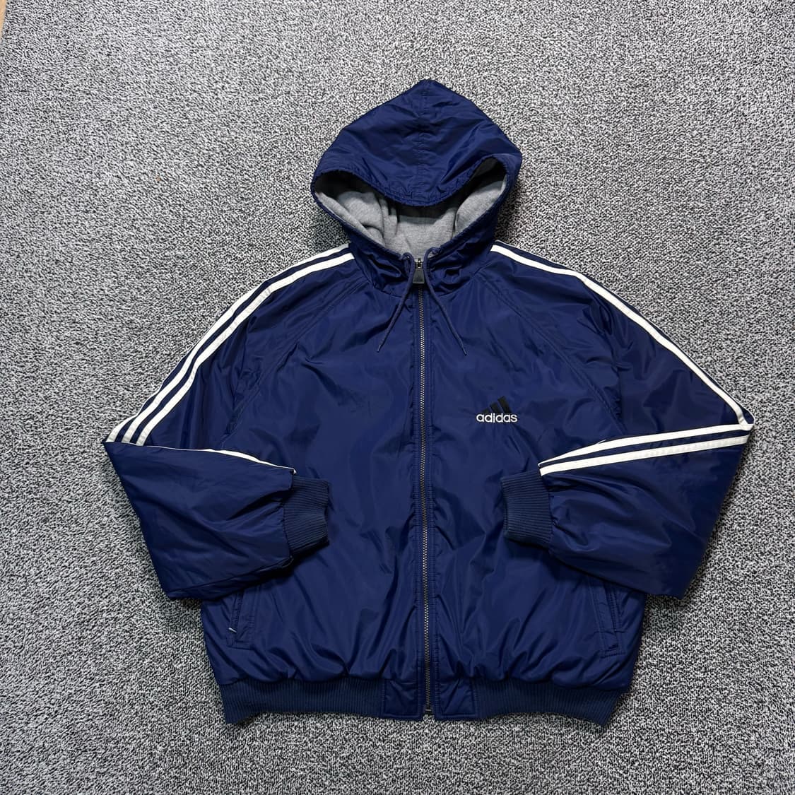 아디다스 양면 리버시블 올드스쿨 오버핏 코튼&바람막이 자켓 :) 상품이미지3