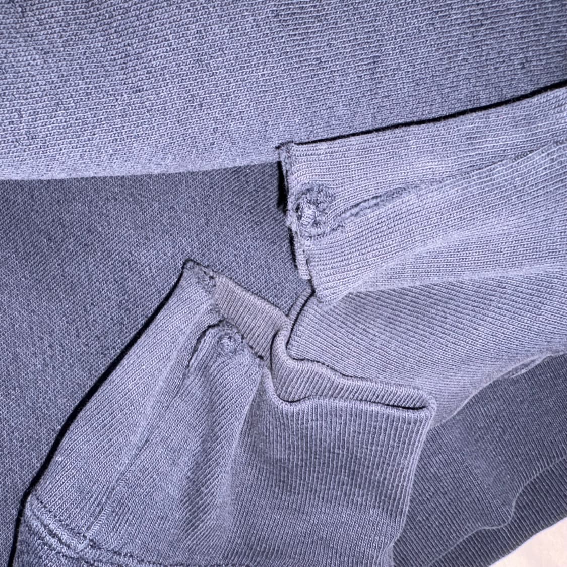 Champion pale navy hoodie 상품이미지3