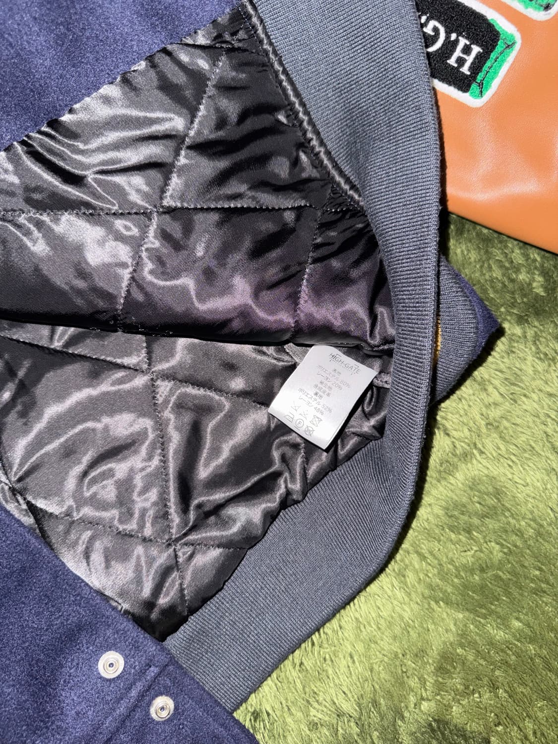 [1] High Gate Japan 하이게이트 패치워크 바시티 자켓 상품이미지7