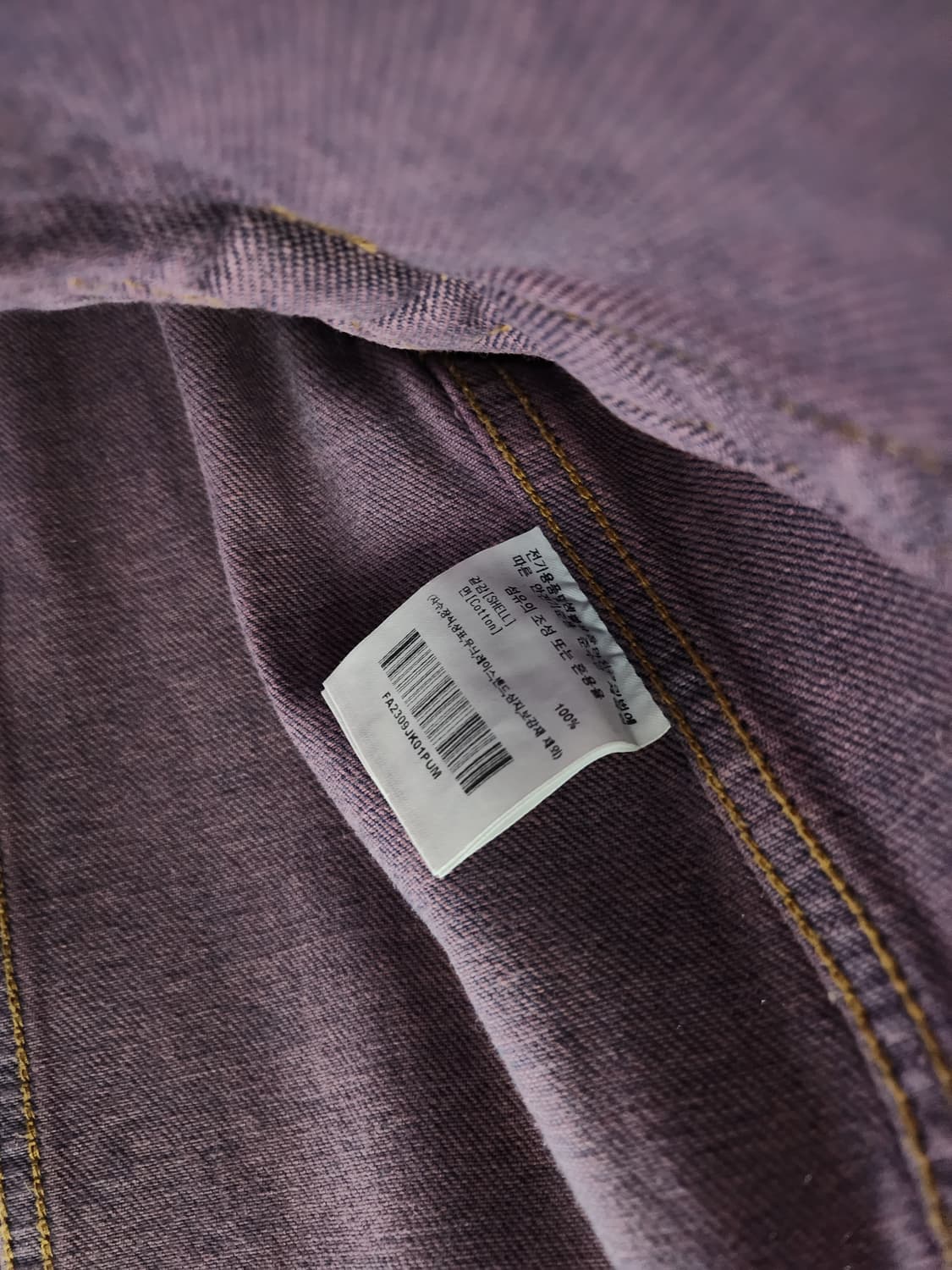 Lee Fallett 워싱 데님 트러커 자켓 상품이미지5