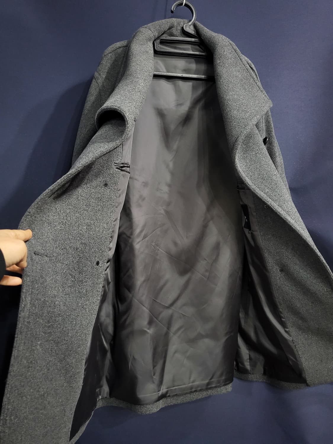 무신사 스탠다드 빅오버핏 코트(새상품) 상품이미지5