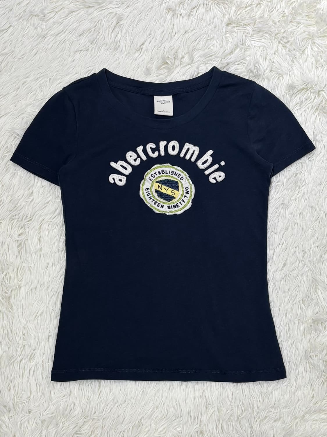 아베크롬비 빅로고 딱붙 반팔 상품이미지3