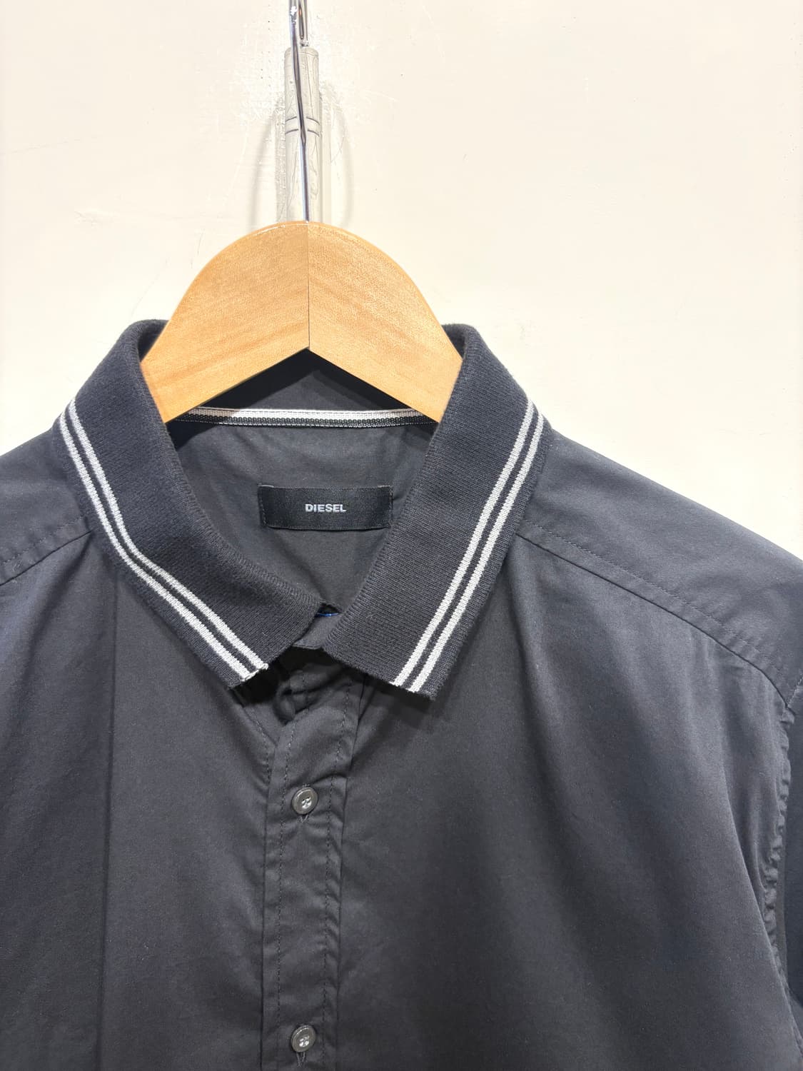디젤 스트라이프 카라 셔츠 상품이미지2