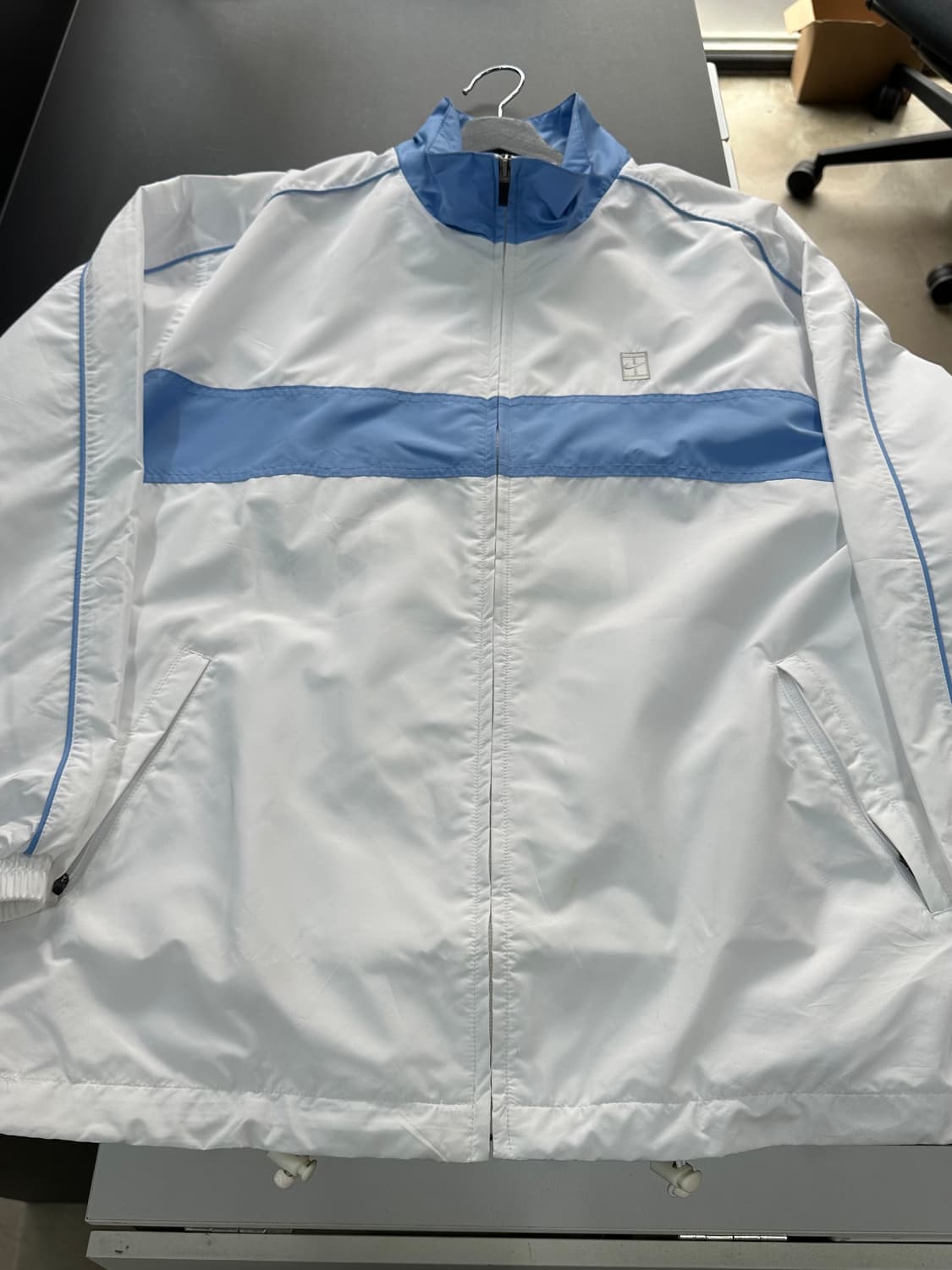 나이키 올드스쿨 스포티 윈드브레이커자켓 화이트소라 데드스탁 상품이미지4