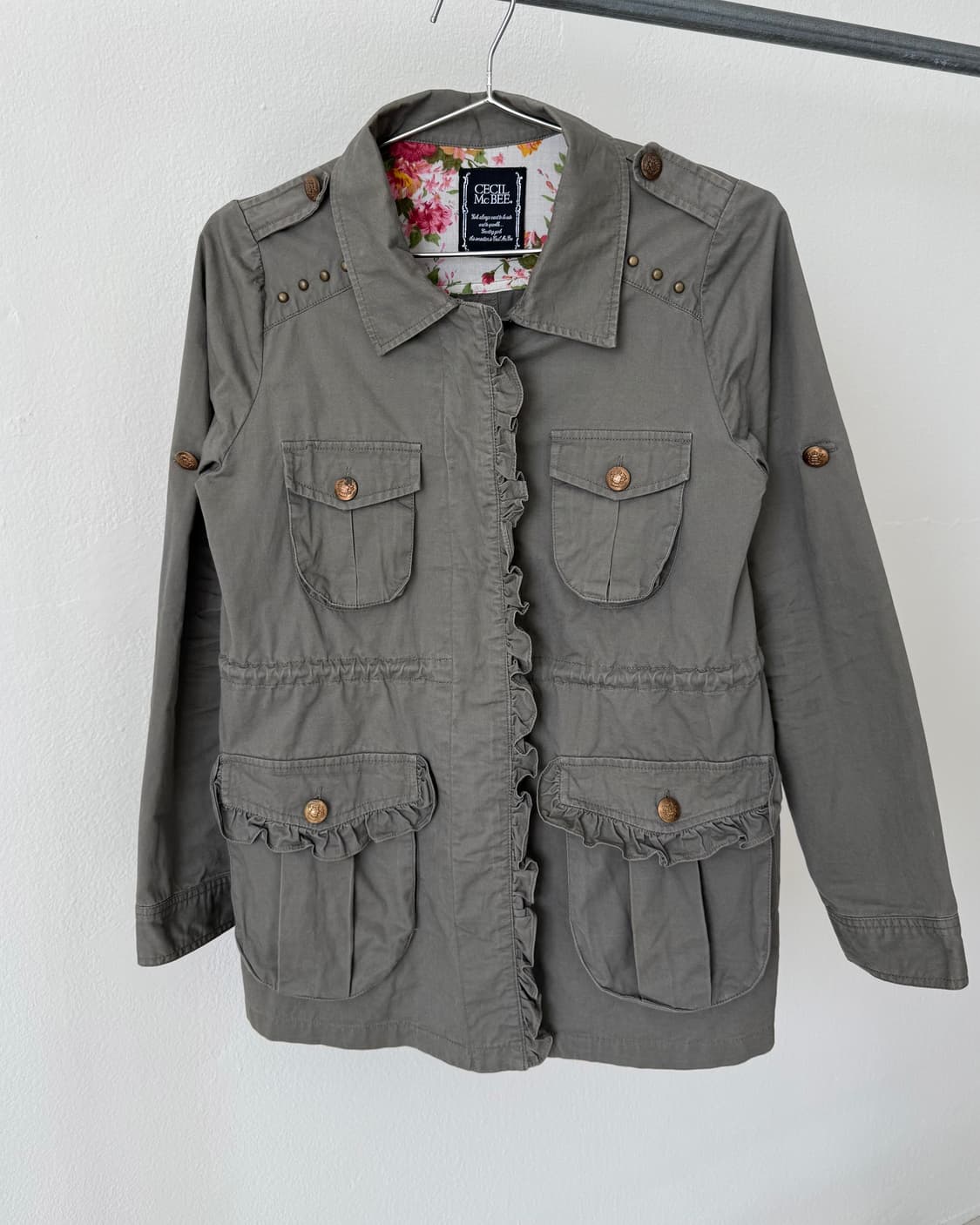 Cecil mcbee 프릴 자켓 상품이미지4