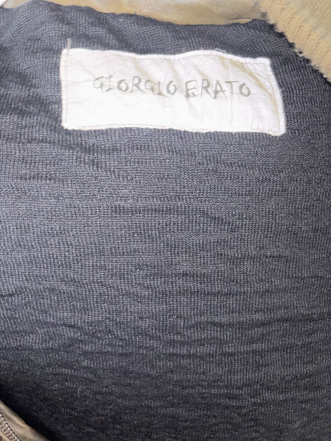 조르지오 브라토 아티잔 레더 봄버 48 상품이미지3