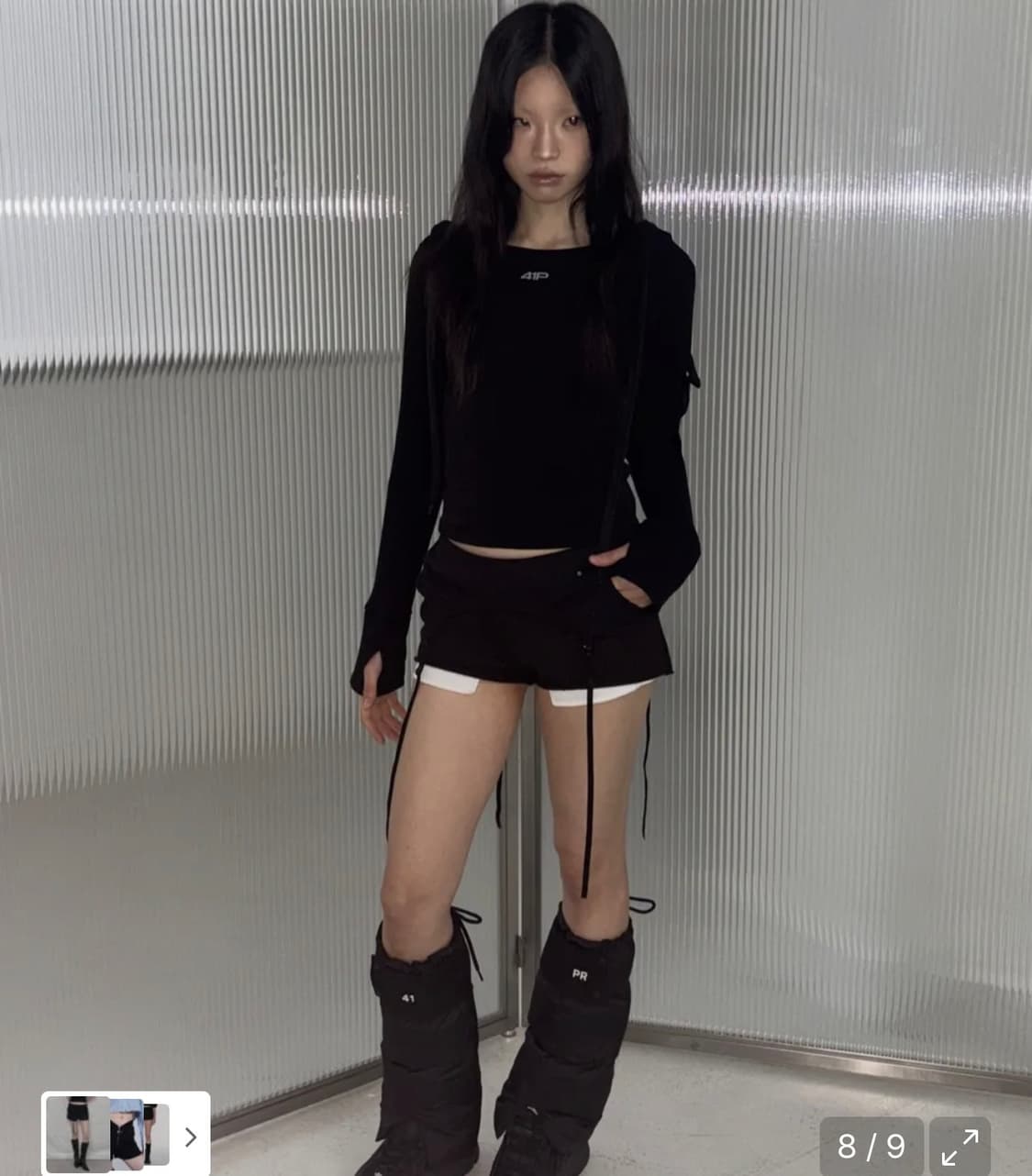 41pray 사일프레이 레이어드 쇼츠 상품이미지3