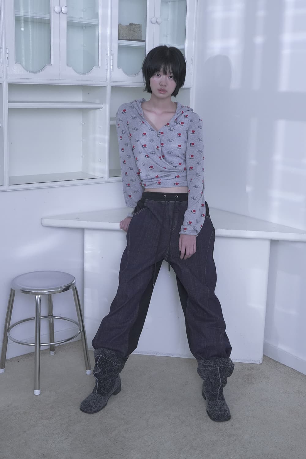 세릭 My Melody Wrap Hood Cardigan 상품이미지4