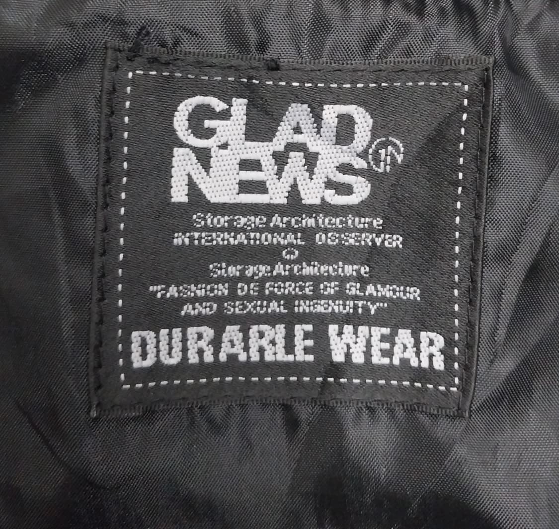 jpn GLAD NEWS 호피 스컬 블랙 항공점퍼 상품이미지5