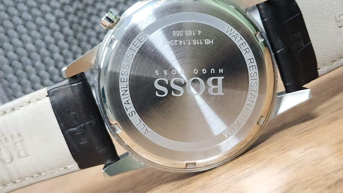 # 휴고보스 크로노 가죽밴드 남성명품 시계 급처 상품이미지8