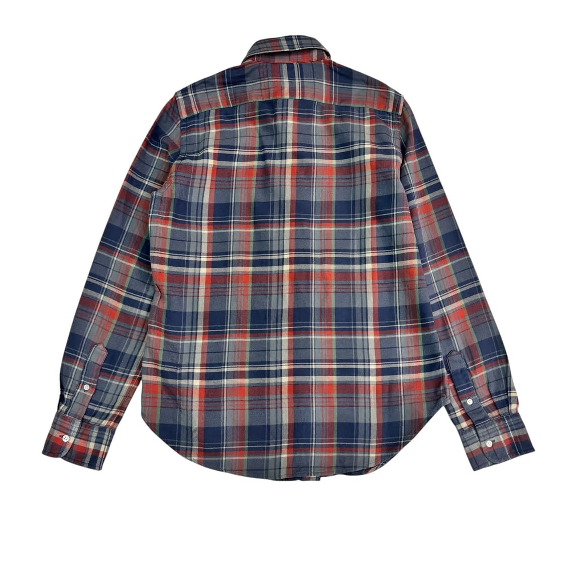 폴로 랄프로렌 QR 우먼 클래식 핏 플래드 코튼 셔츠 상품이미지6