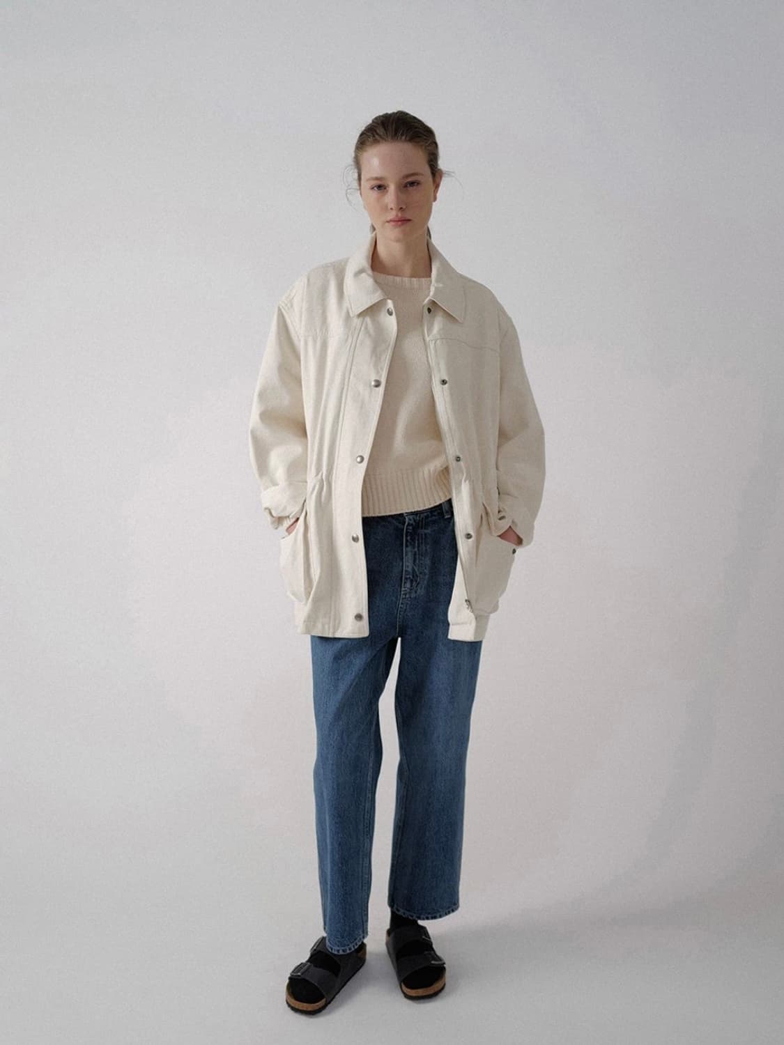 낫띵리튼 Simon cott on field jacket-offwhite 상품이미지1