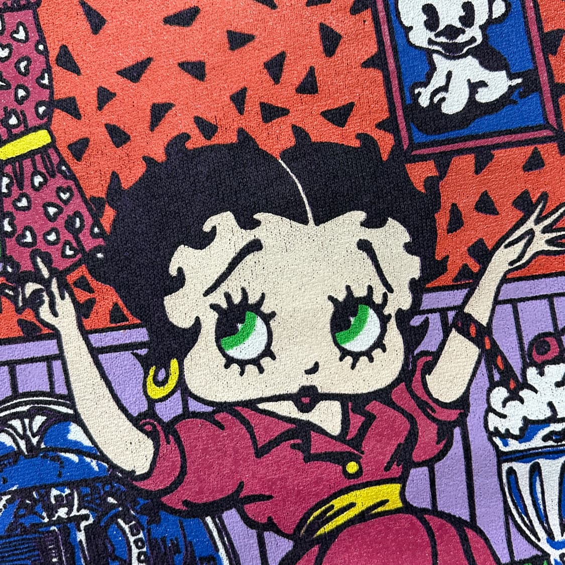 90s USA 베티붑 빈티지 스웻셔츠 XL 상품이미지4