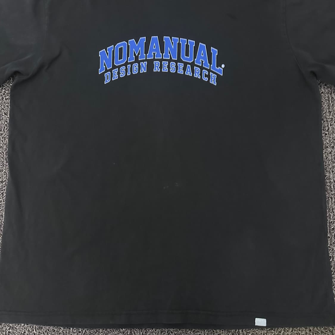 NOMANUAL 노매뉴얼 반팔티셔츠 블랙 XL 상품이미지3