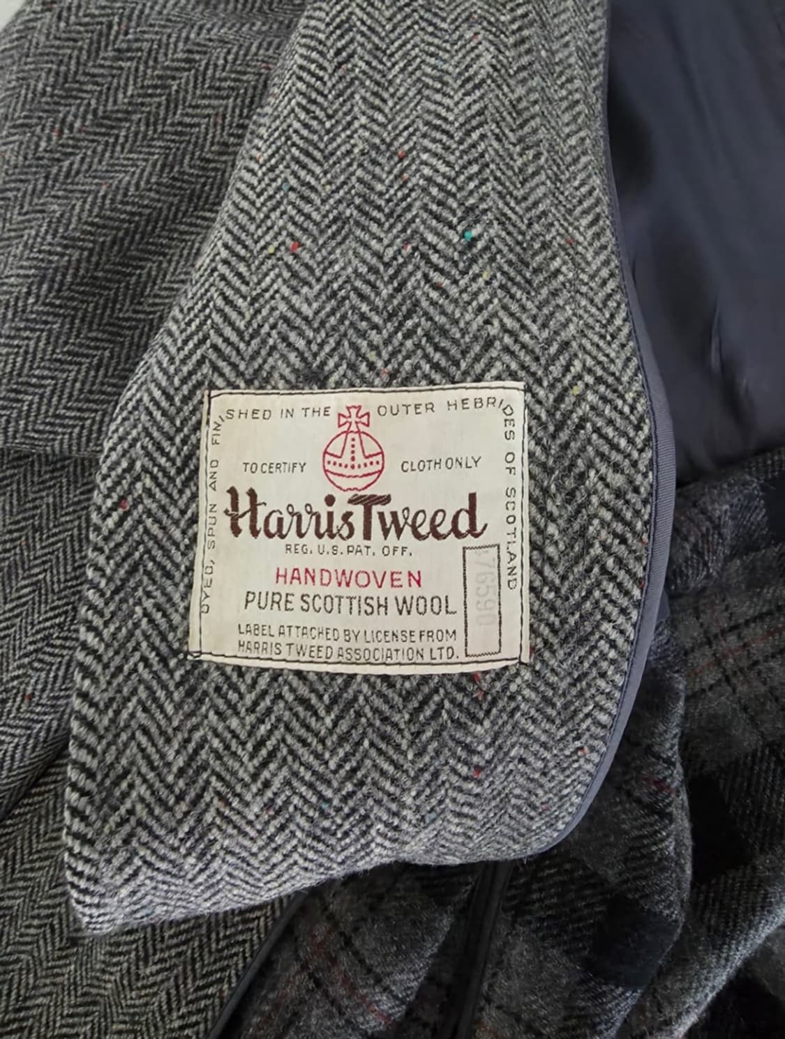 빈티지 해리스 트위드 발마칸 코트(아이리쉬 트위드) 상품이미지2