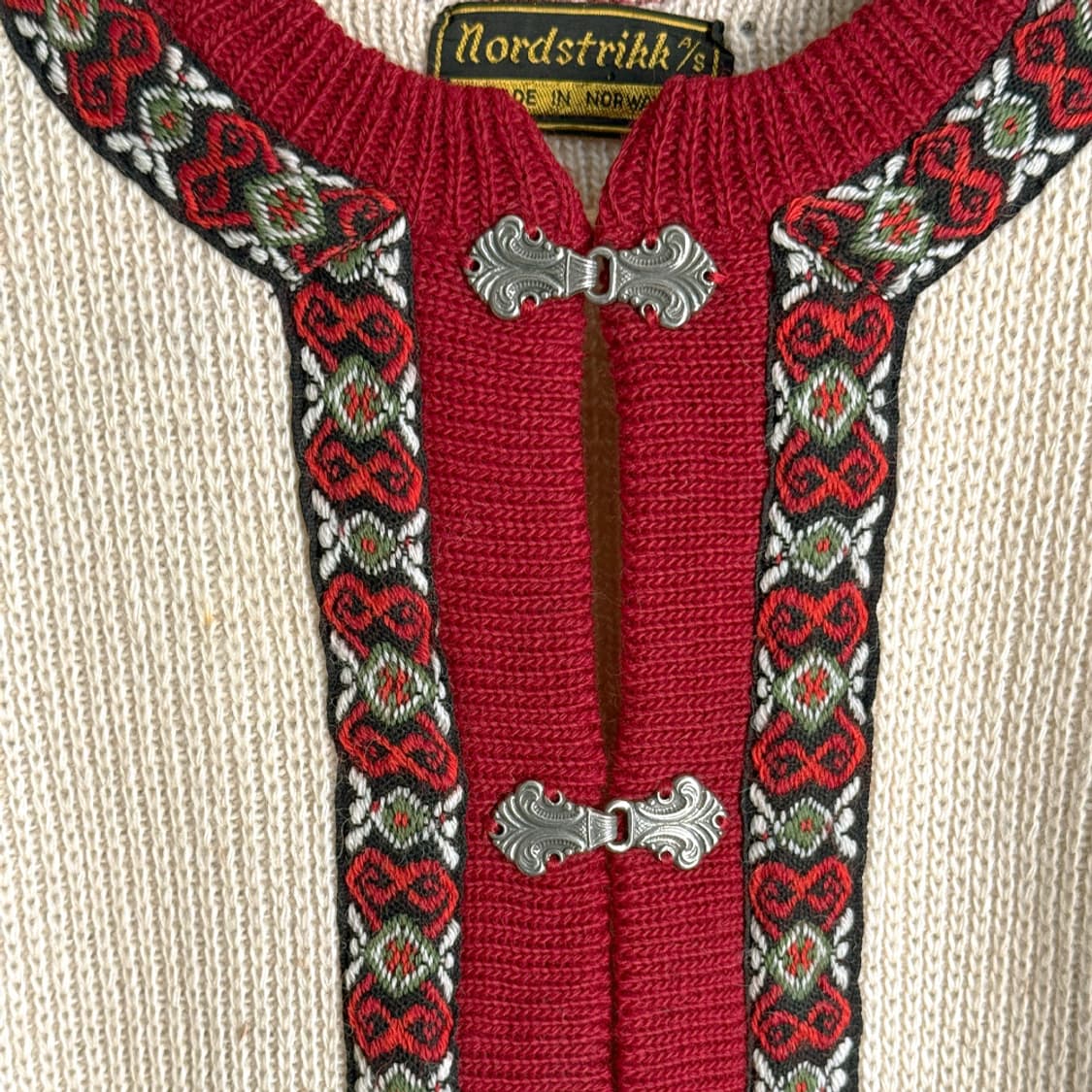 Norwegian Nordic Red Cardigan 상품이미지4