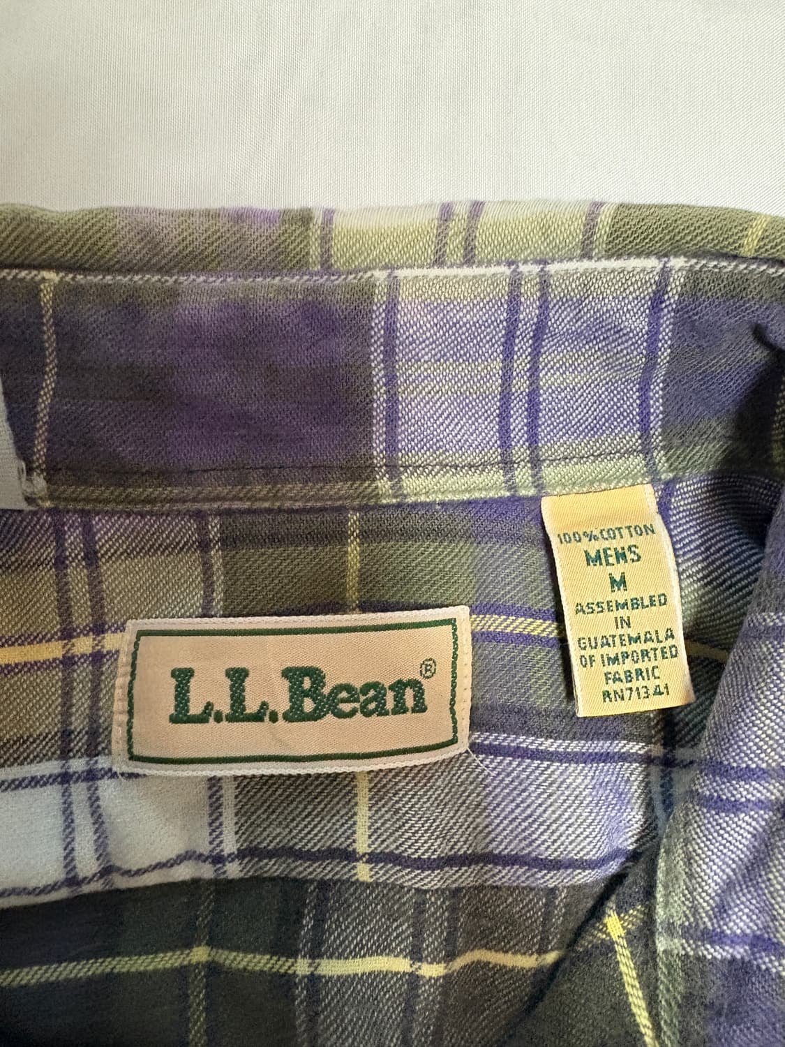 LL bean flannel shirt 상품이미지3
