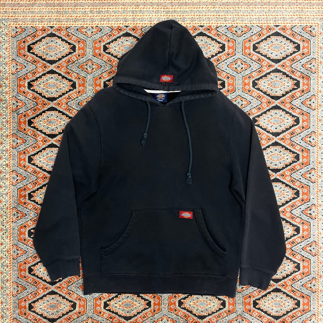 디키즈 블랙 무지 기모 후드티셔츠 여성M 상품이미지1