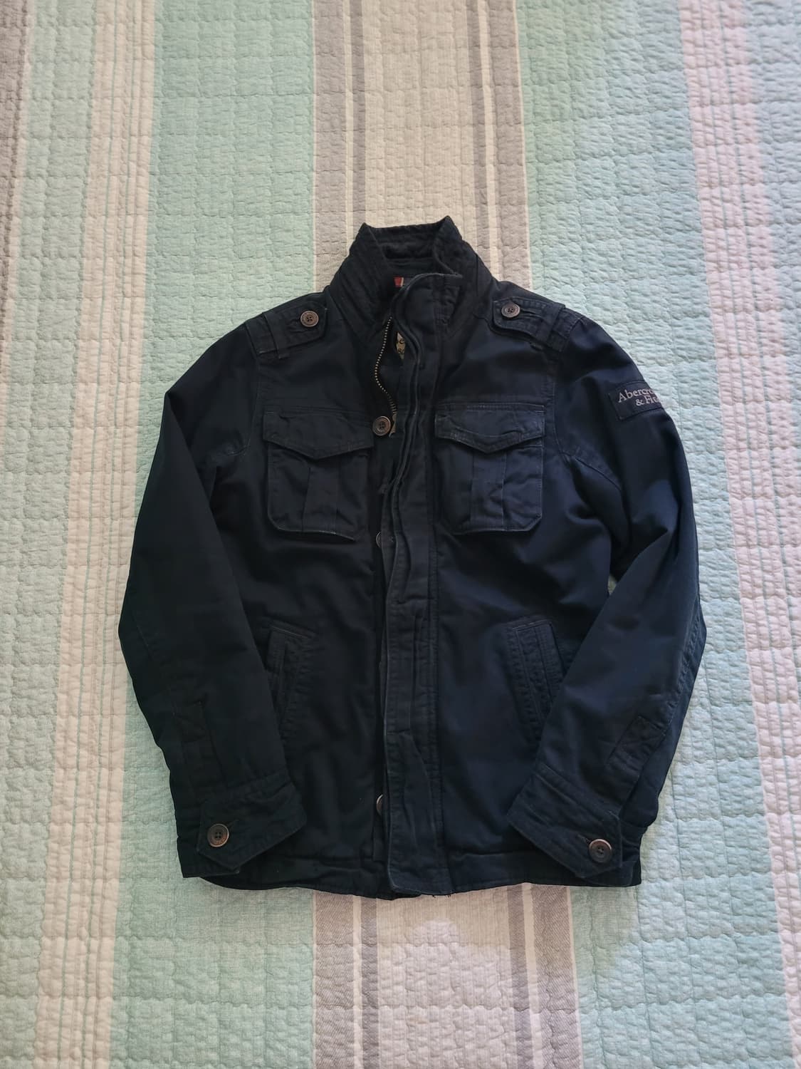 아베크롬비 Abercrombie 로스트폰드 밀리터리 M65 야상자켓 S 상품이미지1