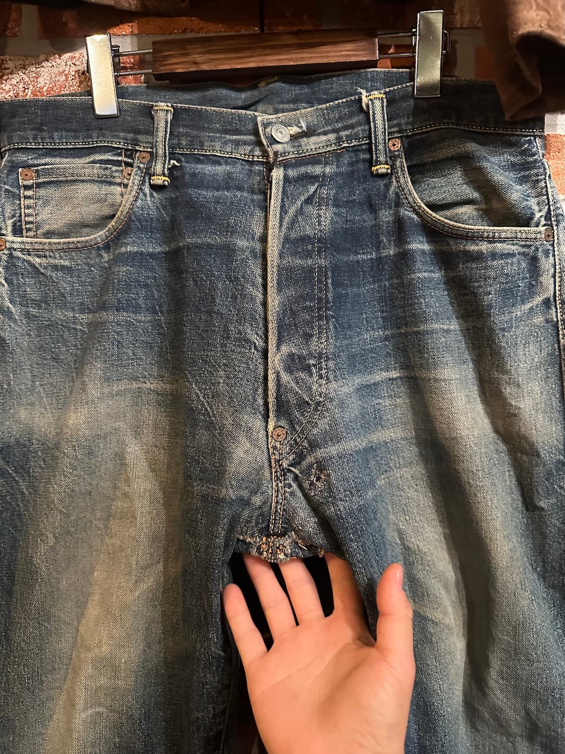 에비수 Evisu 셀비지 데님 팬츠 상품이미지3